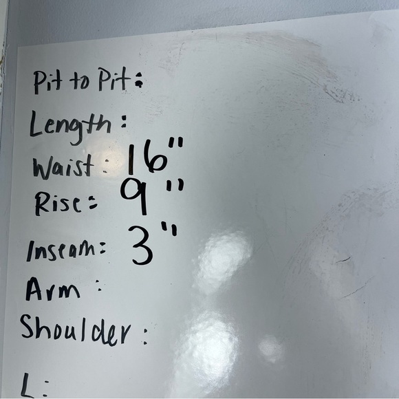 Blank NYC Size 28 The Fulton Roll Up Shorts Denim Stretch UU13 - Picture 5 of 6